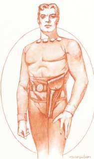 Flash Gordon - Original drawing by Sanjulian - Sanguine Art | Catawiki