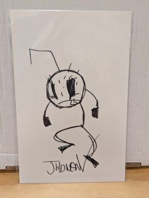 Jhonen Vasquez original art sketch Happy Noodle Boy Johnny the Homicidal Maniac | eBay US (Buy It Now)