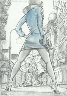 Bernat, Serrat - Dessin original - Hommage Ã  Spirou | Catawiki