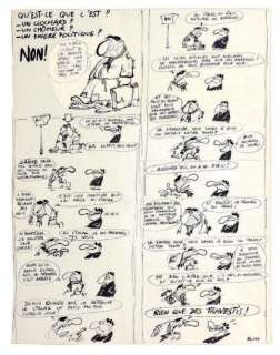 Reiser | Rien que des travestis ! Encre de Chine sur papier épais pour une | Tessier Sarrou