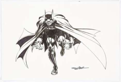 Neal Adams - Batman Illustration Original Art (2020). Neal Adams, one of Batman’s most influential artists, - | Heritage