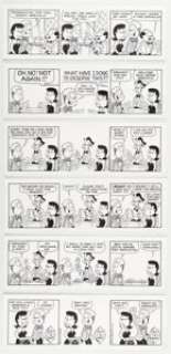 Davis, Jim | Jim Davis Garfield Consecutive Daily Comic Strip Original Art Group of 6 (PAWS/Universal Press Syndicate, 2009).... (Total: 6 Original Art) | Heritage