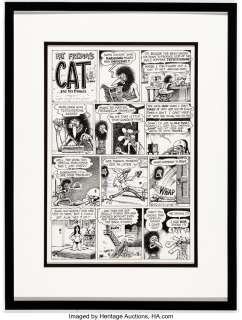 Shelton, Gilbert - Gilbert Shelton and Dave Sheridan The Fabulous Furry Freak Brothers #4 Complete 1-Page Story (Rip Off Press, 1974-...