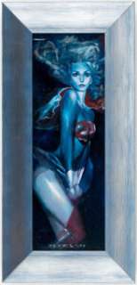 Artist, Unknown - Mielan Zebrowski - Supergirl Painting Original Art (undated)....