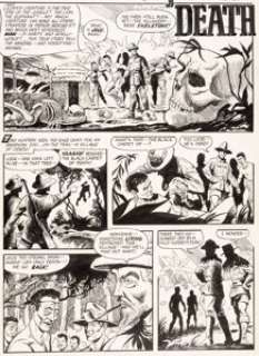 Doyle, Frank | Frank Doyle (attributed) and Tony D’Adamo Kaänga Comics #15 Story Page 1 Original Art (Fiction House, 1953).... | Heritage