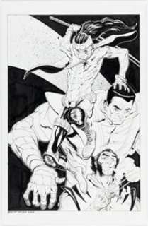 McKee, Brent - Brent McKee - Shatterstar Illustration Original Art (2022)....