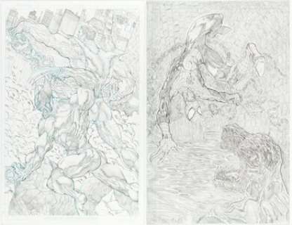 Twenty-First Century Comic Artist | Joshua Derstine - Marvel Illustration Original Art Group of 2 (2020-2022).... (Total: 2 Original Art) | Heritage