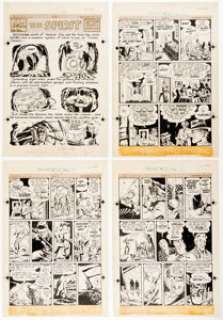 Will Eisner and Staff The Spirit Section Complete 7-Page Story "The Big Win" Original Art dated 10-1-1950 (Register & Tribune Syndicate, 1950). (Total: 7 Original Art) | Heritage