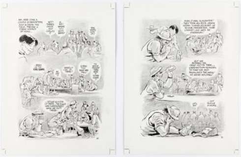 Will Eisner Last Day in Vietnam "The Periphery" Story Pages 2-3 Original Art (Dark Horse, 2000). (Total: 2 Original Art) | Heritage