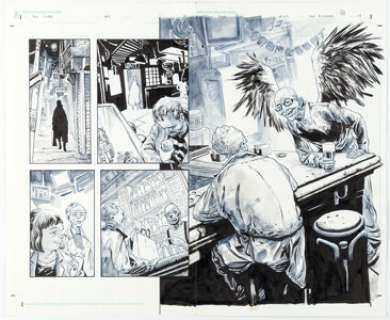 Max Fiumara Doctor Star & the Kingdom of Lost Tomorrows: From the World of Black Hammer #2 Double Splash Pages 18-19 Original Art (Dark Horse, 2018).