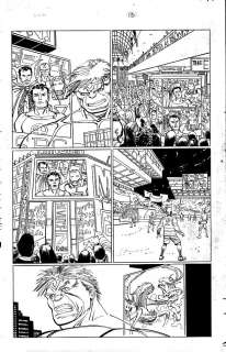 John Romita Jr. - Pencils By John Romita, Jr., Inks By Klaus Janson | WORLD WAR HULK Issue # 1 - page # 13 (Splash) | The Artist’s Choice