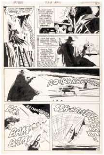 Irv Novick and Dick Giordano Batman #253 The Shadow First DC Appearance Story Page 14 Original Art (DC, 1973). | Heritage