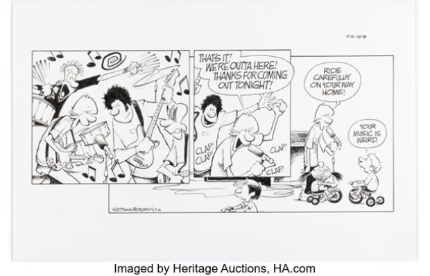 Jerry Scott and Jim Borgman Zits Sunday Comic Strip Original Art dated 9-16-18 (King Features Syndicate, 2018). | Heritage