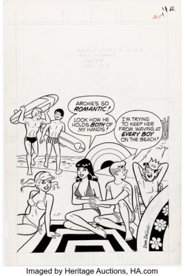 Dan DeCarlo Archie Comics Digest #50 Cover Illustration Original Art (Archie, 1981). | Heritage