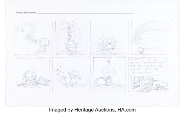 Greg Cravens The Buckets Sunday Comic Strip Original Art (Universal Uclick, 2016). (Total: 2 Original Art) | Heritage