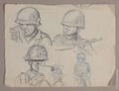 Four Soldiers Sketches by Will Eisner | mycomicshop.com