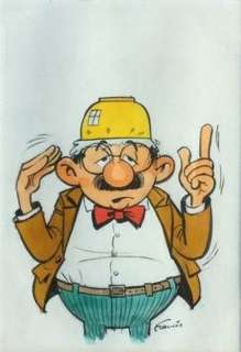 Francis - Originele illustratie in kleur - Marc Lebut et sa Ford T - Goulard | Catawiki