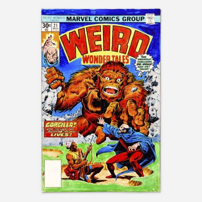 Andy Yanchus | Weird Wonder Tales #21 Cover Color Guide (Marvel Comics, 1977) | Landry Pop Auctions