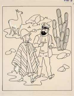 Hergé Studios | Le Temple du soleil | Artcurial