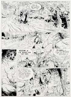 Swolfs | Durango, planche n°45 Ã  l’encre de Chine de l’é… | Banque Dessinée