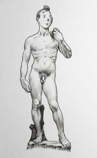 Emmanuel Reuzé |  » L’Art du 9e Art  » – TINTIN – Illustration Originale | Zic et Bul