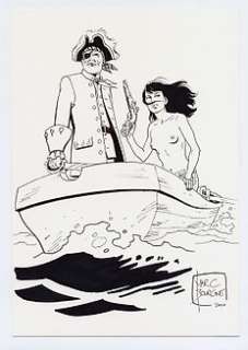 Marc Bourgne - Originele illustratie - Roodbaard - (2010)