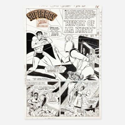 Bob Brown And Mike Esposito | Lot 289 - Superboy #164 Story Page 18 Original Art (DC Comics, 1970) | Landry Pop Auctions