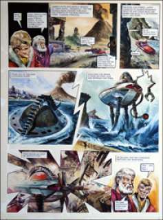 Gerry Wood - Trigan Empire: Orgy of Destruction (TWO pages)