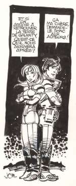 Mézières | Valérian et Laureline, illustration Ã  l’encre de… | Banque Dessinée