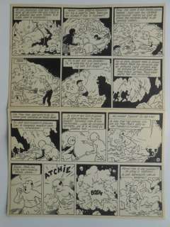 Moor, Bob De - Originele pagina (p.36) - Nonkel Zigomar, Snoe en Snolleke - De witte maw-maw - (1953) | Catawiki