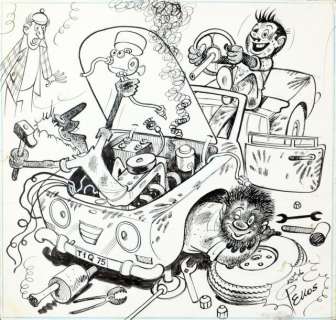 Pellos, René - LES PIEDS NICKELÉS Couverture de l‘album 60 Â«Les Pieds Ni