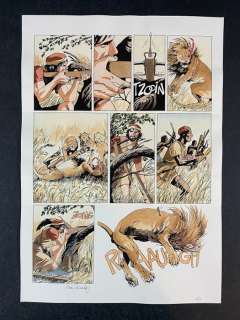 Mirallès, Ana - Planche originale + mise en couleur - Ã€ la recherche de la Licorne T2 - Les forgerons blancs - (1998) | Catawiki