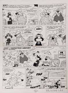 Dupa - Planche originale - Cubitus T22 - Les enquêtes de l’inspecteur Cubitus - (1990) | Catawiki