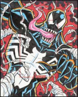 2012 Rittenhouse Marvel Greatest Heroes - Venom by Cal Slayton - Artist’s Proof Sketch Card | Heritage