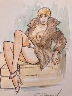 Renaud - Dessin original couleur - Jessica Blandy | Catawiki