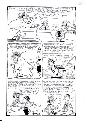 Giuseppe Perego | Tutto Paperino n.22 p.87 (1966) | Tavole Originali