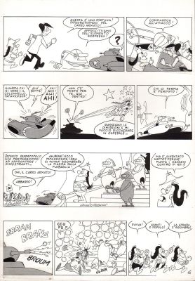 Giorgio Rebuffi | Vita di un Commesso Viaggiatore p.16 (pubblicata in “Un Mondo di Fumetti”- Cenisio Editrice, 1971) (Copia) | Tavole Originali