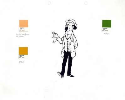 Studios Hergé. Illustration originale | BDEnchères