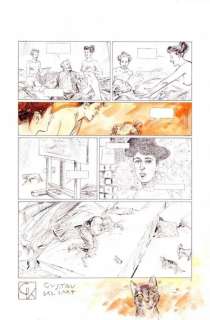 Marc-Renier. Planche originale Klimt | BDEnchères