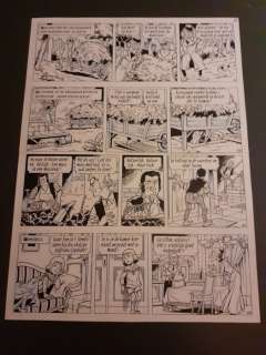 Robert en Bertrand 2 - Originele pagina (p.17) - Het opgejaagde weeskind (met alle hoofdfiguren) - Loose page - (1973) | Catawiki