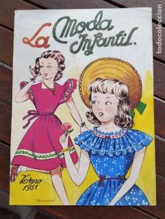 Portada original de Beaumont (dibujante de capitan trueno) La Moda Infantil Año 1951