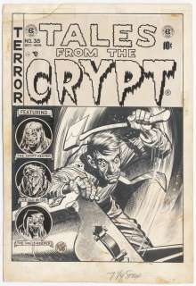 Jack Davis - Davis - TALES FROM THE CRYPT #38, Original Cover Art, Oct-Nov 1953