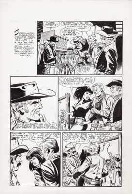 Leone Frollo | La Vedova Nera Episodio n.3 p.6 | Tavole Originali