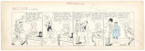 David Branner | Branner - Winnie Winkle, THE BREADWINNER, 4/22/1921 | Russ Cochran