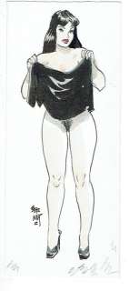 Chiara di Notte - J. Bernet - illustrazione originale - Loose page | Catawiki