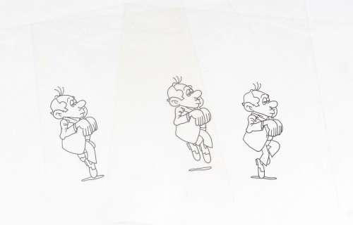 Attanasio | Spaghetti, ensemble de 22Â cellos Ã  l’encre d… | Banque Dessinée