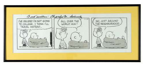 "PEANUTS" DAILY STRIP ORIGINAL ART. | Hake’s