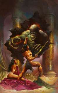 Kelly, Ken | CONAN, LE BARBARE Huile sur panneau représentant Conan le Barbare | Cornette de St Cyr