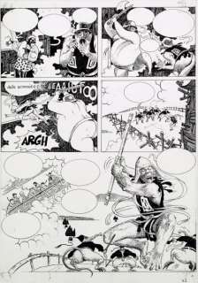 Manara, Milo | LE SINGE Planche originale n°62 à l’encre de Chine 49,6 x | Cornette de St Cyr