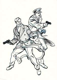 Taranzano, Pierre - Originele tekening - Niet gebruikte covertekening - Blake & Mortimer - (2016/2017) | Catawiki